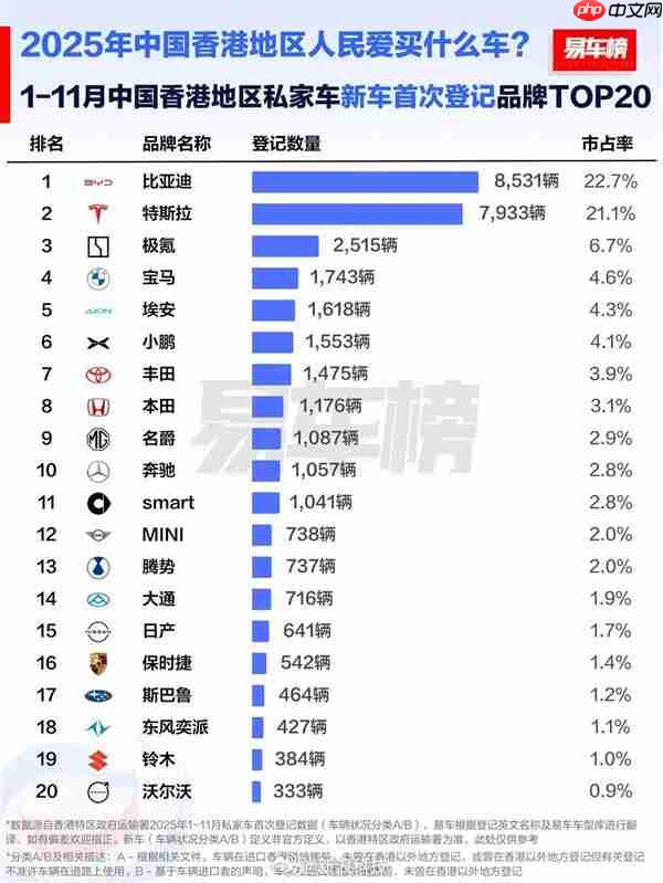 中国香港人民爱买什么车?前11月特斯拉Model 3排第二-第2张图片-佛山资讯网 中国香港人民爱买什么车?前11月特斯拉Model 3排第二-第2张图片-佛山资讯网