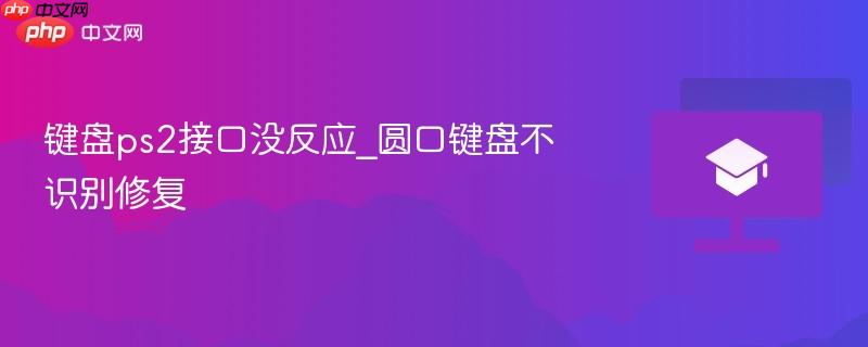 键盘ps2接口没反应_圆口键盘不识别修复-第1张图片-佛山资讯网