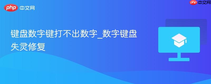 键盘数字键打不出数字_数字键盘失灵修复-第1张图片-佛山资讯网 键盘数字键打不出数字_数字键盘失灵修复-第1张图片-佛山资讯网