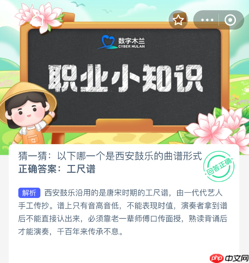 猜一猜以下哪一个是西安鼓乐的曲谱形式-第1张图片-佛山资讯网