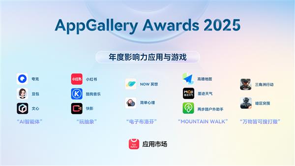 AppGallery Awards 2025榜单发布:一场关于数字生活的高级“带货”-第2张图片-佛山资讯网 AppGallery Awards 2025榜单发布:一场关于数字生活的高级“带货”-第2张图片-佛山资讯网