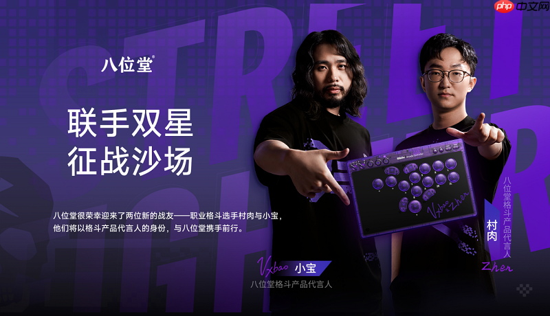 冠军之选，八位堂天刃星街机控制器紫透双签版重磅上市-第1张图片-佛山资讯网