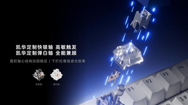1700h续航 7层消音 雷柏V700DIY-98长续航版客制化多模无线机械键盘发布-第5张图片-佛山资讯网
