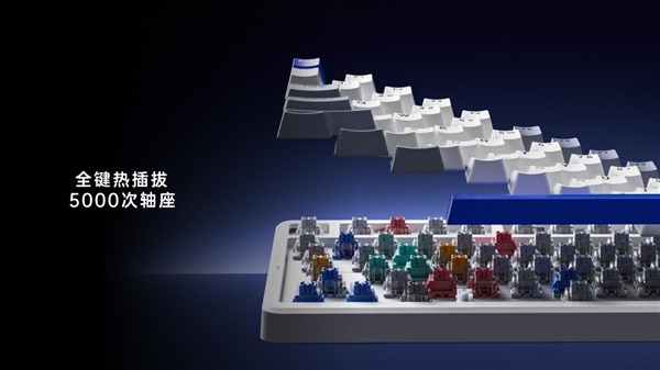 1700h续航 7层消音 雷柏V700DIY-98长续航版客制化多模无线机械键盘发布-第4张图片-佛山资讯网