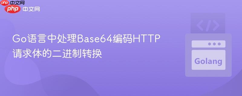 Go语言中处理Base64编码HTTP请求体的二进制转换-第1张图片-佛山资讯网