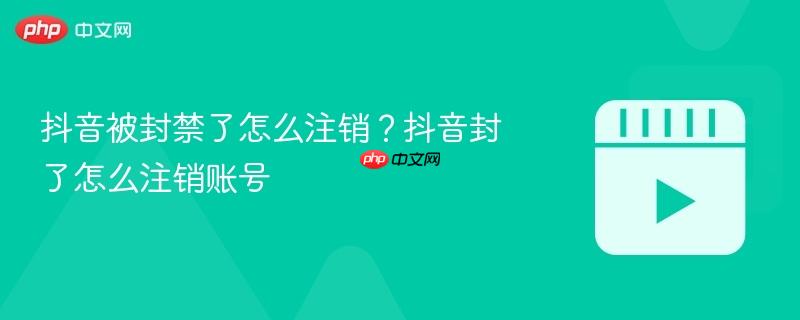 抖音被封禁了怎么注销?抖音封了怎么注销账号-第1张图片-佛山资讯网 抖音被封禁了怎么注销?抖音封了怎么注销账号-第1张图片-佛山资讯网