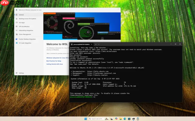 WSL 2.7.0 发布，在 Windows 上运行 Linux 二进制程序的子系统-第1张图片-佛山资讯网