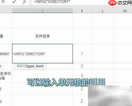 Excel INFO函数使用技巧-第3张图片-佛山资讯网