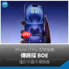 iPhone17Pro是否采用国产显示屏-第2张图片-佛山资讯网 iPhone17Pro是否采用国产显示屏-第2张图片-佛山资讯网