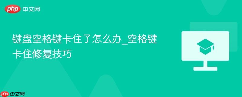 键盘空格键卡住了怎么办_空格键卡住修复技巧-第1张图片-佛山资讯网
