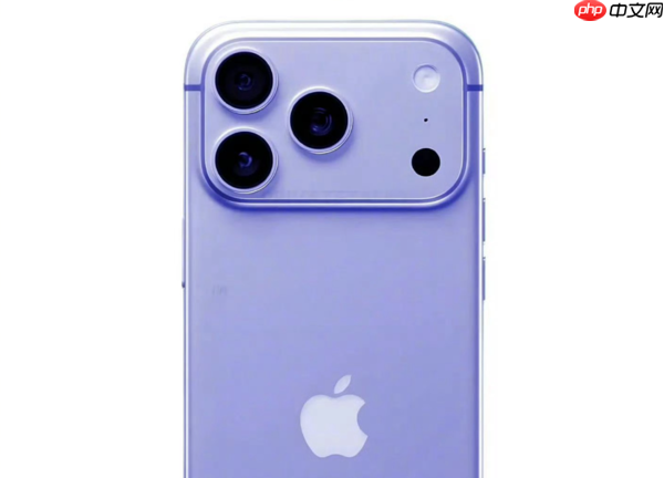 iPhone 18 Pro五款新配色渲染图曝光：蓝紫绿粉银五色-第1张图片-佛山资讯网