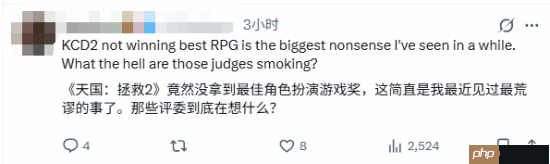 《天国拯救2》空手而归遭争议!你认为它该拿奖吗?-第1张图片-佛山资讯网 《天国拯救2》空手而归遭争议!你认为它该拿奖吗?-第1张图片-佛山资讯网