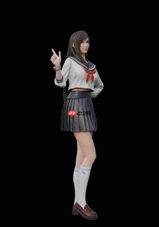 3D大神晒《最终幻想7》尤菲新图！圣诞小麋鹿太可爱了！-第4张图片-佛山资讯网