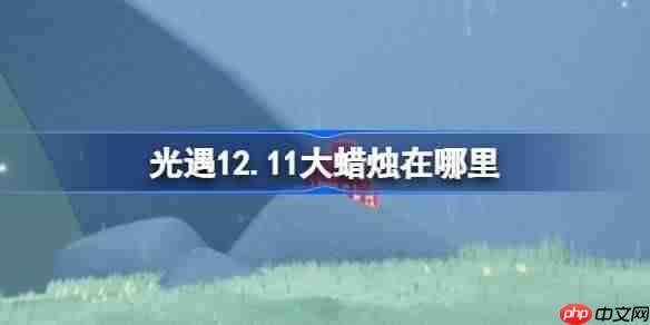 光遇12.11大蜡烛在哪里-光遇12月11日大蜡烛位置攻略-第1张图片-佛山资讯网
