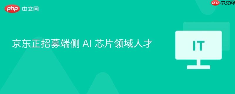 京东正招募端侧 AI 芯片领域人才-第1张图片-佛山资讯网 京东正招募端侧 AI 芯片领域人才-第1张图片-佛山资讯网