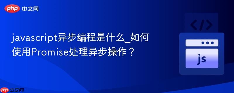 javascript异步编程是什么_如何使用Promise处理异步操作？-第1张图片-佛山资讯网