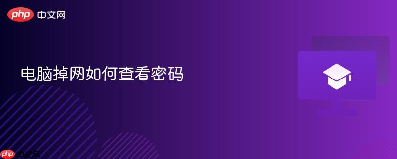 电脑掉网如何查看密码-第1张图片-佛山资讯网