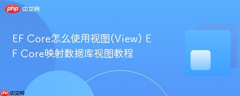EF Core怎么使用视图(View) EF Core映射数据库视图教程-第1张图片-佛山资讯网 EF Core怎么使用视图(View) EF Core映射数据库视图教程-第1张图片-佛山资讯网