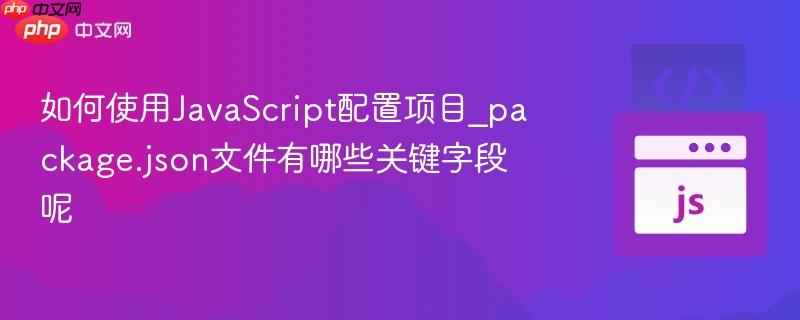 如何使用JavaScript配置项目_package.json文件有哪些关键字段呢-第1张图片-佛山资讯网 如何使用JavaScript配置项目_package.json文件有哪些关键字段呢-第1张图片-佛山资讯网