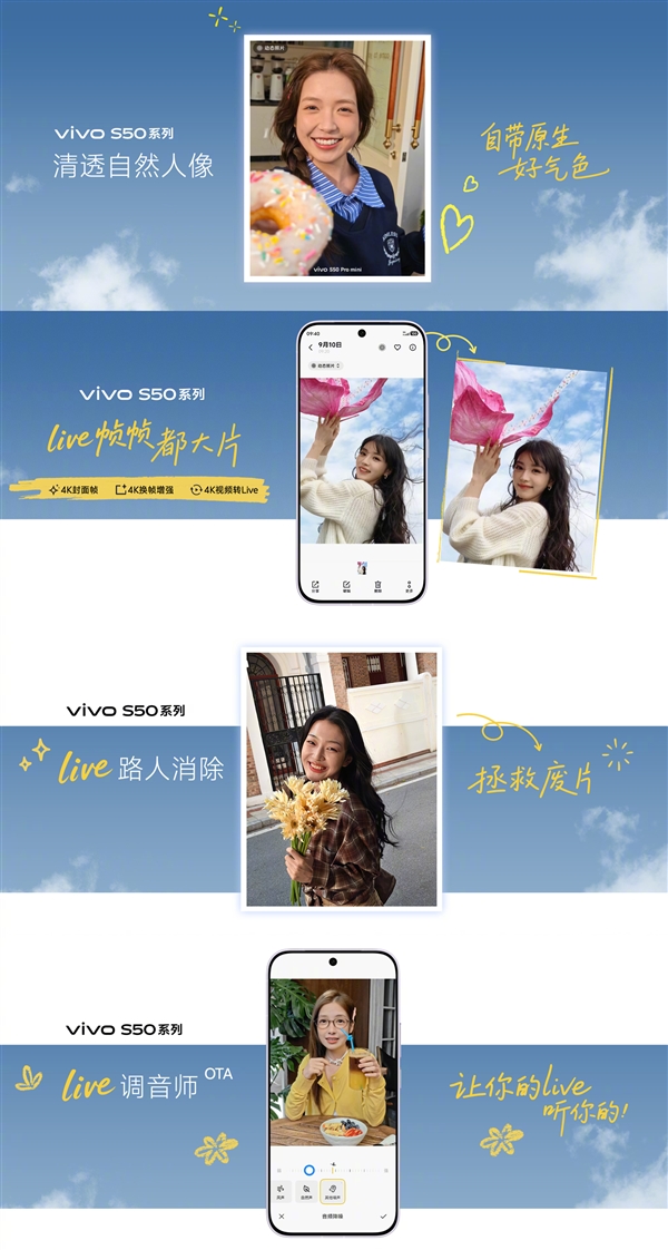 田曦薇代言 vivo S50发布:2999元起-第4张图片-佛山资讯网 田曦薇代言 vivo S50发布:2999元起-第4张图片-佛山资讯网