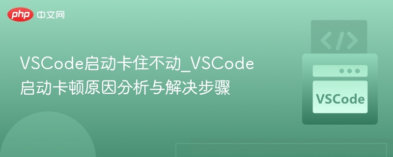 VSCode启动卡住不动_VSCode启动卡顿原因分析与解决步骤-第1张图片-佛山资讯网