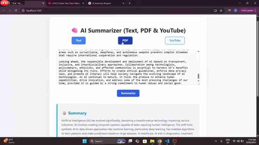 AI总结工具终极指南：文本、PDF 和 YouTube 视频高效总结-第4张图片-佛山资讯网