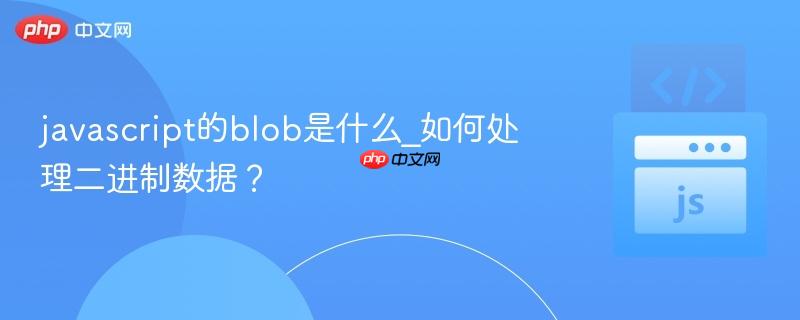 javascript的blob是什么_如何处理二进制数据?-第1张图片-佛山资讯网 javascript的blob是什么_如何处理二进制数据?-第1张图片-佛山资讯网