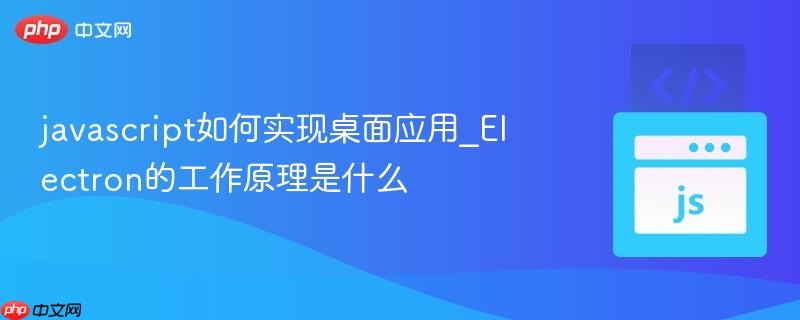 javascript如何实现桌面应用_Electron的工作原理是什么-第1张图片-佛山资讯网 javascript如何实现桌面应用_Electron的工作原理是什么-第1张图片-佛山资讯网