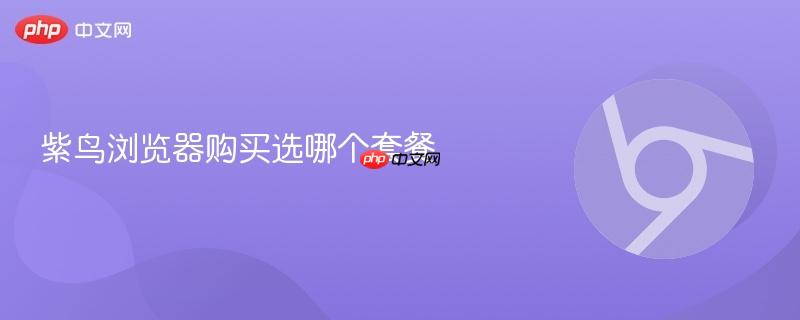 紫鸟浏览器购买选哪个套餐-第1张图片-佛山资讯网 紫鸟浏览器购买选哪个套餐-第1张图片-佛山资讯网