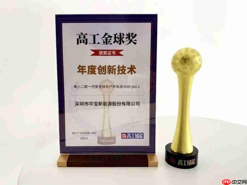 “双金”加冕!华宝新能斩获2025高工金球奖与EBRUN全球好物金奖-第1张图片-佛山资讯网 “双金”加冕!华宝新能斩获2025高工金球奖与EBRUN全球好物金奖-第1张图片-佛山资讯网