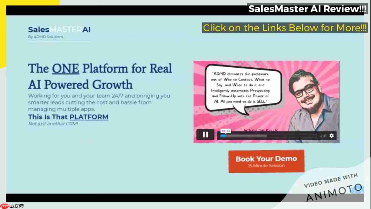 SalesMaster AI：颠覆销售的智能平台，加速企业增长-第2张图片-佛山资讯网