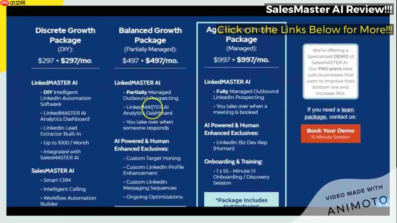 SalesMaster AI：颠覆销售的智能平台，加速企业增长-第5张图片-佛山资讯网
