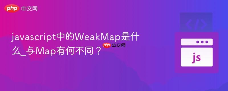 javascript中的WeakMap是什么_与Map有何不同？-第1张图片-佛山资讯网