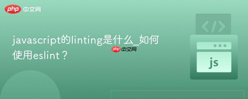 javascript的linting是什么_如何使用eslint？-第1张图片-佛山资讯网
