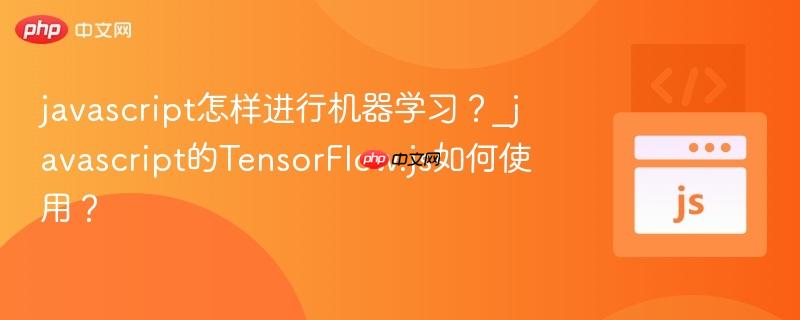 javascript怎样进行机器学习？_javascript的TensorFlow.js如何使用？-第1张图片-佛山资讯网