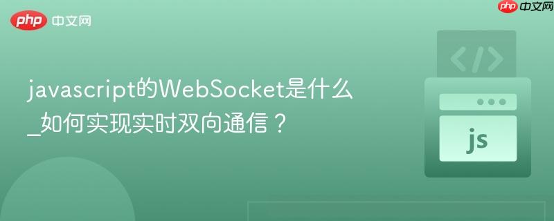 javascript的WebSocket是什么_如何实现实时双向通信？-第1张图片-佛山资讯网