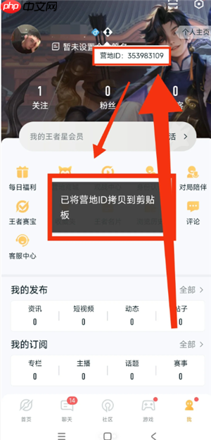 王者营地ID怎么看 王者营地ID查询方式-第4张图片-佛山资讯网