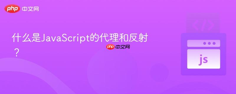 什么是JavaScript的代理和反射？-第1张图片-佛山资讯网