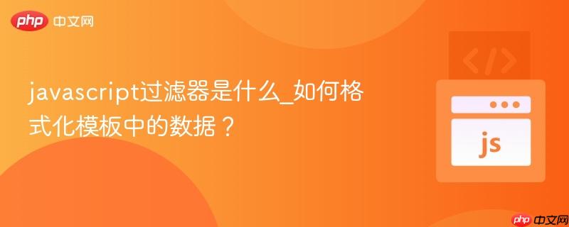 javascript过滤器是什么_如何格式化模板中的数据？-第1张图片-佛山资讯网