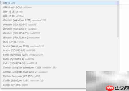 VSCode修改文件编码方法-第4张图片-佛山资讯网