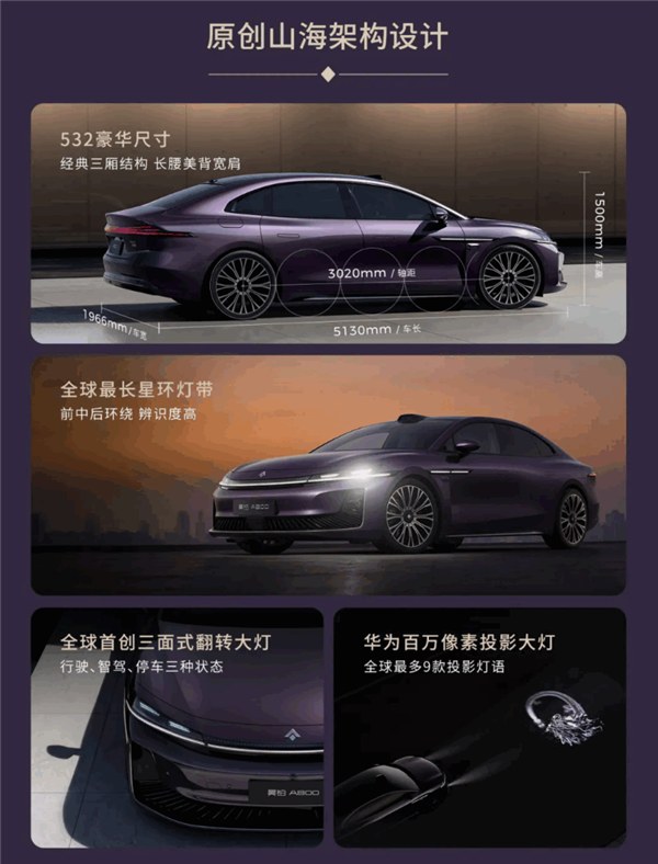 华为乾崑ADS、鸿蒙座舱上车!广汽旗舰轿车昊铂A800开启盲订-第3张图片-佛山资讯网 华为乾崑ADS、鸿蒙座舱上车!广汽旗舰轿车昊铂A800开启盲订-第3张图片-佛山资讯网