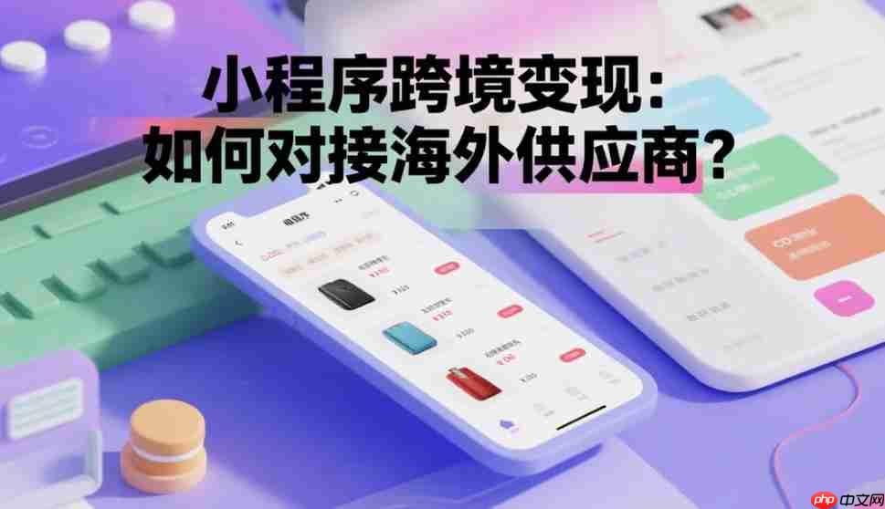 小程序跨境变现:如何对接海外供应商?-第1张图片-佛山资讯网 小程序跨境变现:如何对接海外供应商?-第1张图片-佛山资讯网