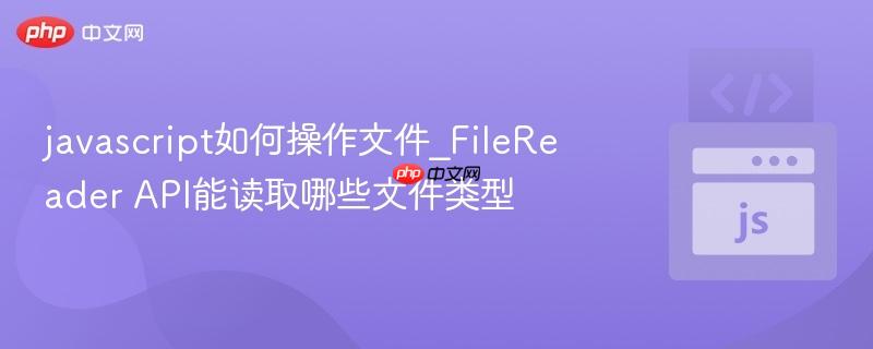 javascript如何操作文件_FileReader API能读取哪些文件类型-第1张图片-佛山资讯网 javascript如何操作文件_FileReader API能读取哪些文件类型-第1张图片-佛山资讯网