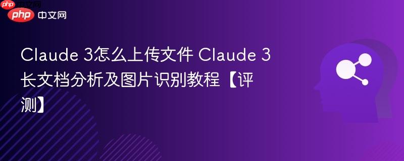 Claude 3怎么上传文件 Claude 3长文档分析及图片识别教程【评测】-第1张图片-佛山资讯网
