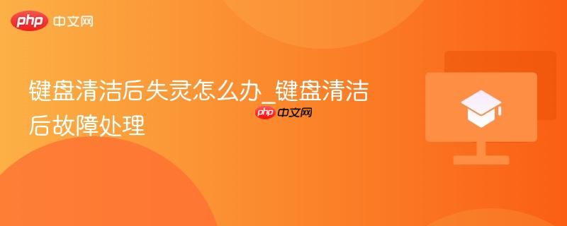 键盘清洁后失灵怎么办_键盘清洁后故障处理-第1张图片-佛山资讯网