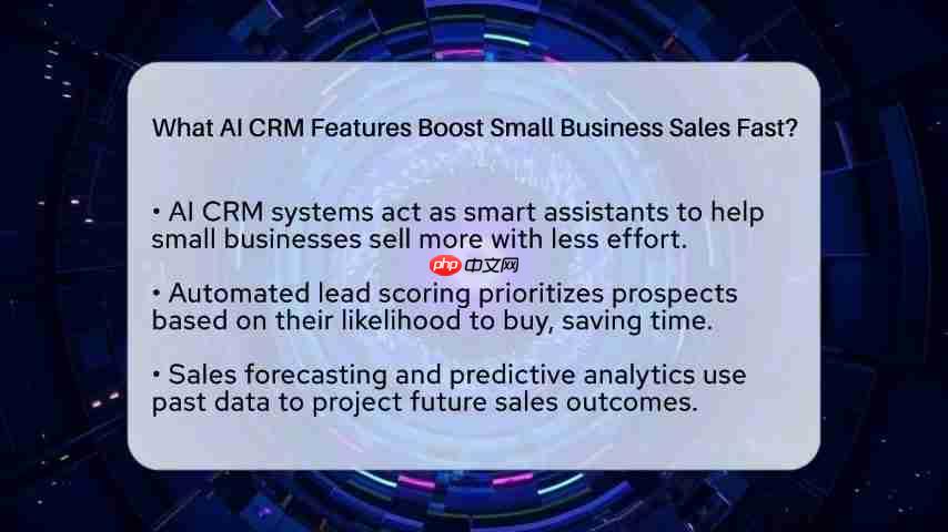 AI CRM：提升小型企业销售额的终极指南-第3张图片-佛山资讯网