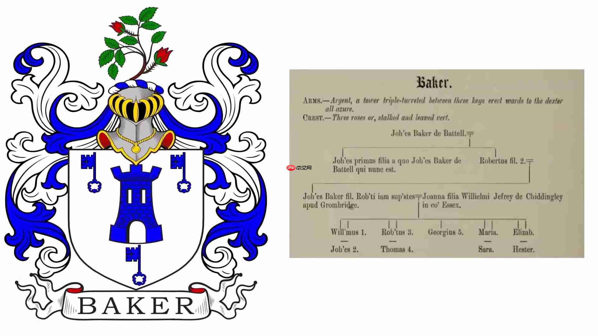 探索Baker姓氏的纹章：家族历史的象征-第5张图片-佛山资讯网