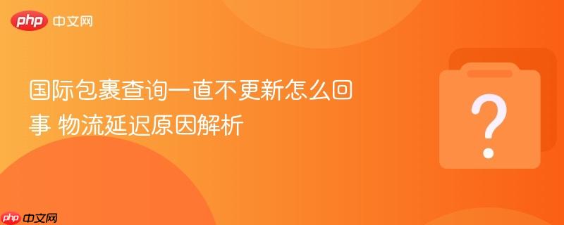 国际包裹查询一直不更新怎么回事 物流延迟原因解析-第1张图片-佛山资讯网