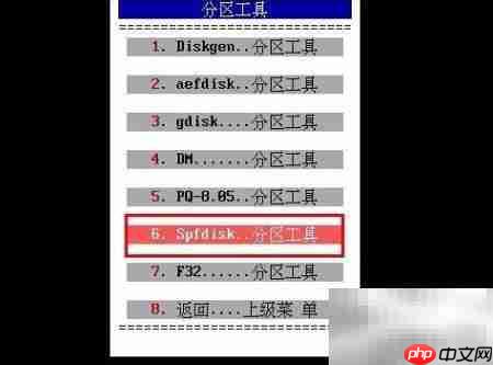 spfdisk分区工具使用指南-第4张图片-佛山资讯网