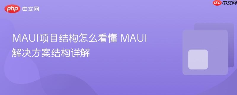 MAUI项目结构怎么看懂 MAUI解决方案结构详解-第1张图片-佛山资讯网